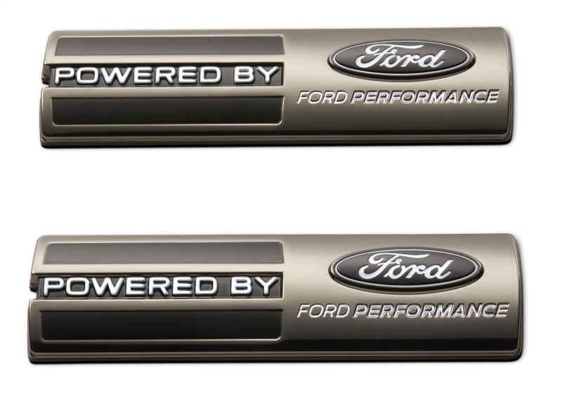 Ford Racing Powered by Ford Performance Fender Badge - Black M-16098-PBFPB