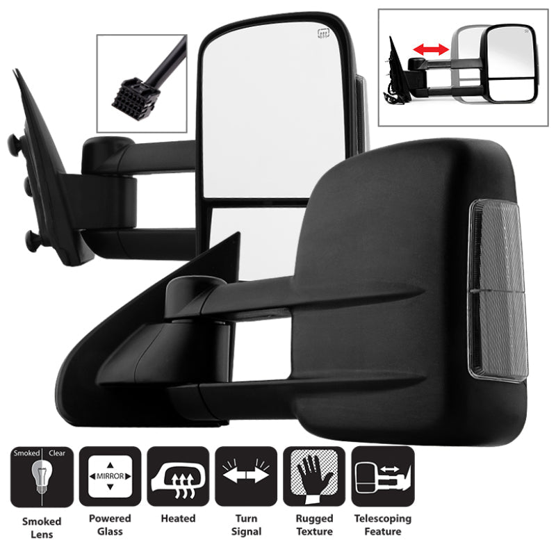 SPYDER Xtune Dodge Ram 02-09 L&R Manual Extendable Manual Adjust Mirror MIR-DRAM02-MA-SET 9935725