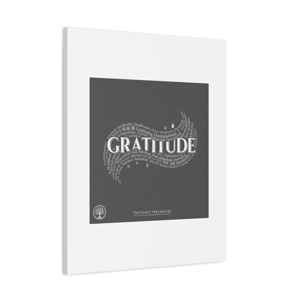 Gratitude Wall Art Matte Canvas | Tiny Treats, sweet uplifting print