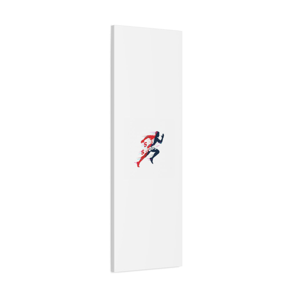 Stay Strong Runner Canvas | Fitness Motivation, Gym Wall Art