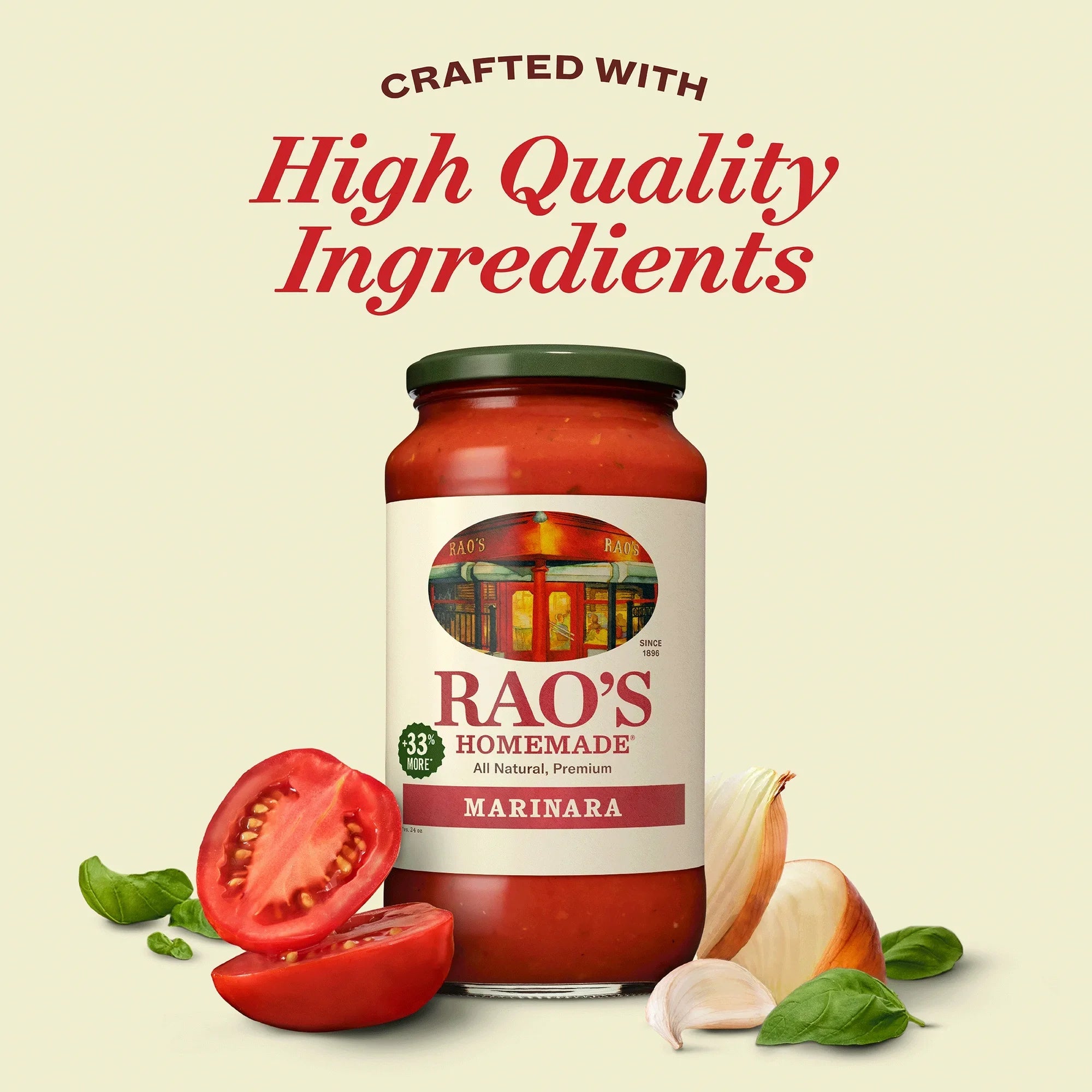 Rao's Homemade Marinara Sauce - Premium Italian Tomato Sauce, 32 oz (Case of 6)