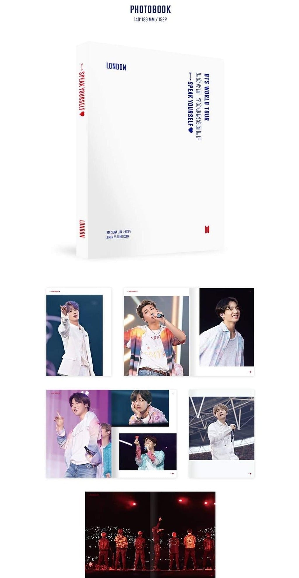 Official BTS World Tour "Love Yourself:  Speak Yourself" London DVD Set