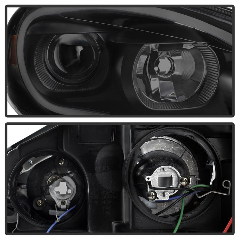 SPYDER xTune 06-13 Chevrolet Impala LED Light Bar Headlights - Black Smoke (PRO-JH-CIM06-LB-BSM) 9042256