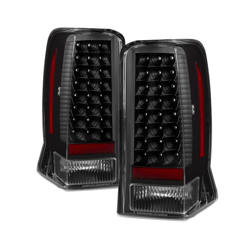 SPYDER Xtune Cadillac Escalade 02-06 ( Not Ext Models ) LED Tail Light Black ALT-JH-CE02-LED-BK 9028113