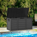 75 - Gallon Outdoor Storage Box with Handles – Black - PhishStones Products