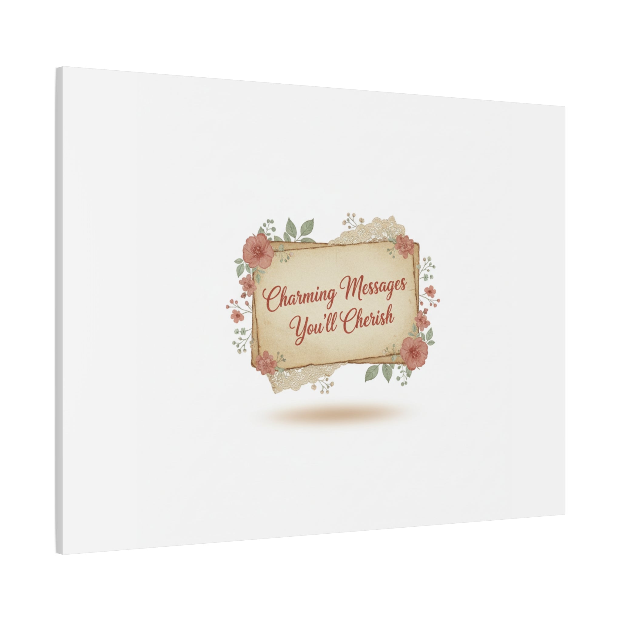 Love Letter Collage Canvas, Vintage Letter Art, Wax Seal Romance Print
