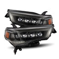AlphaRex 14-22 Toyota 4Runner (2021 Req. Conv) NOVA LED Proj HL Alpha-Blk Actv Lgt Seq. Sig + SB DRL 880810 *Discontinued