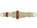 Showman ® Cotton Blend double weave string roper girth with Flat Hardware.
