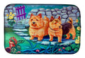 Norwich Terrier Dish Drying Mat Absorbent Dish Drying Mat Pad for Kitchen Counter Dish Drainer Mat for Countertop, 14 x 21", Multicolor