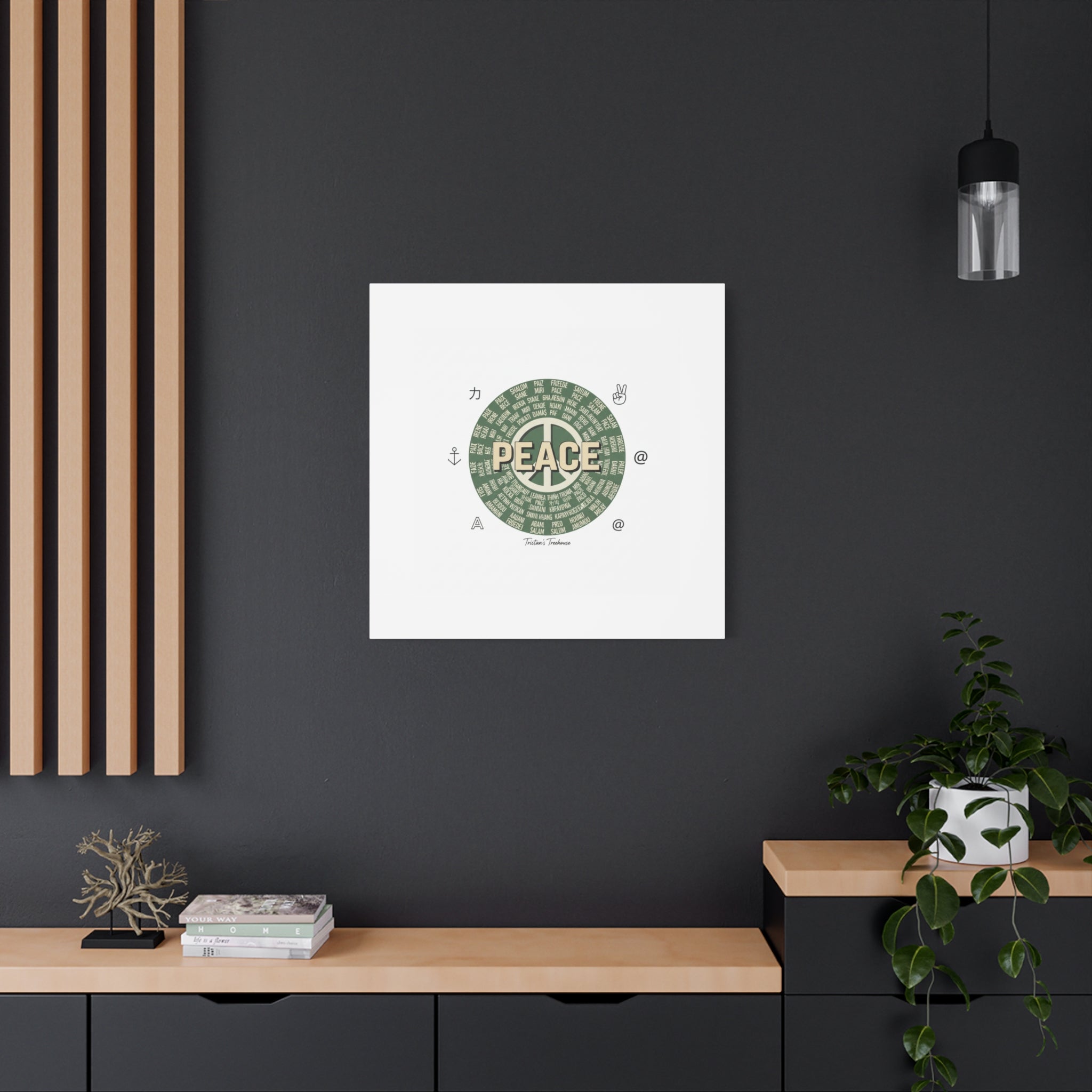 Peace doodle canvas | hand drawn sketch aesthetic, handwritten message