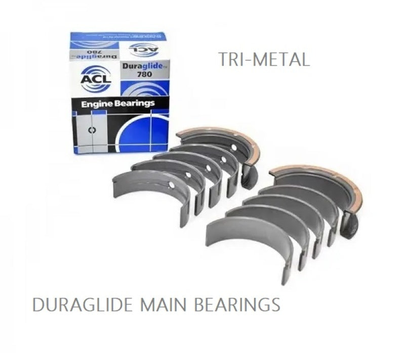 ACL TRIMETAL - Chry. Prod. V8 360 1974-98 Engine Crankshaft Main Bearing Set 5M1266P-10
