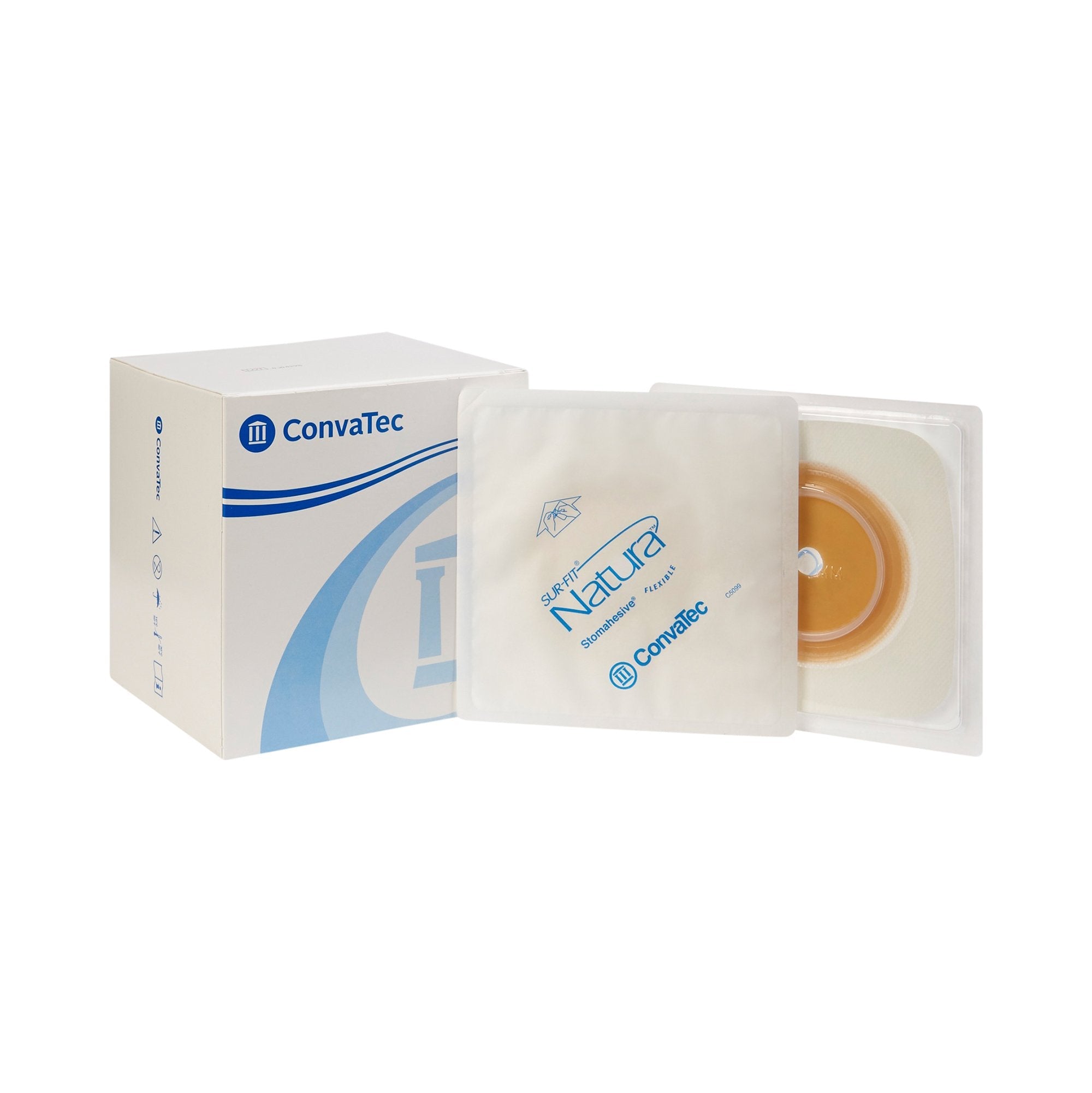 Sur-Fit Natura® Two-Piece Stomahesive® Skin Barrier, 57 mm flange 125260