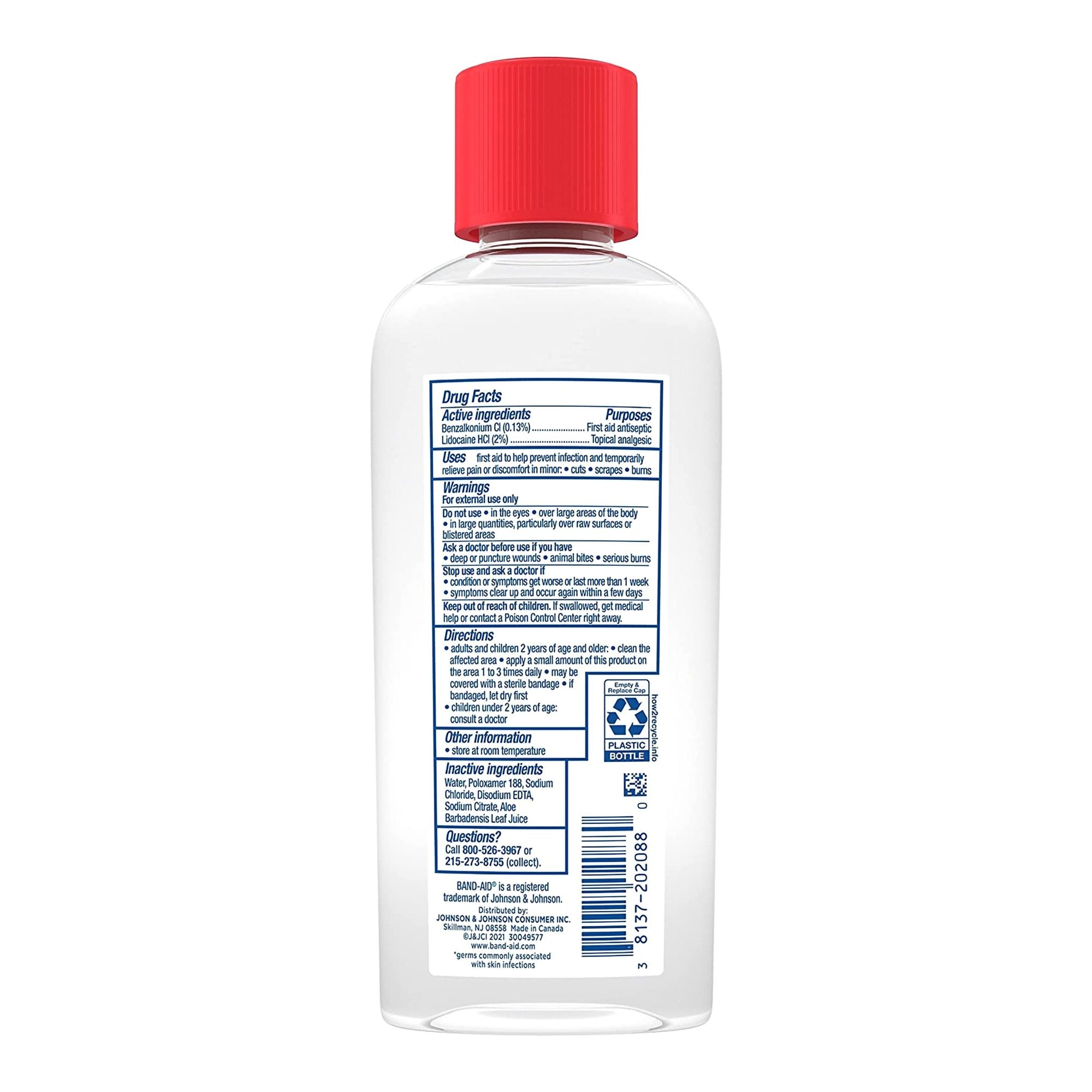 Band-Aid® Antiseptic Cleansing Liquid 38137202088