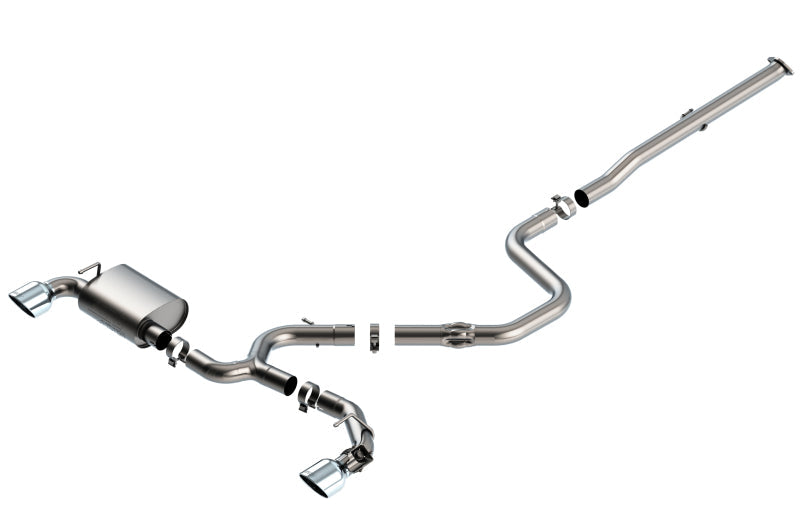 Borla 19-20 Hyundai Veloster N 2.0L I4 MT FWD 2DR 3in ATAK CatBack Exhaust w/ SS Tips 140832