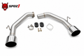 SPDZ1 Axle-Back Muffler Delete Exhaust | 2022+ Honda Civic 1.5T & 2023+ Acura Integra 1.5T | Stainless Steel (PRE ORDER ITEM EXPECTED LATE JULY 2026)