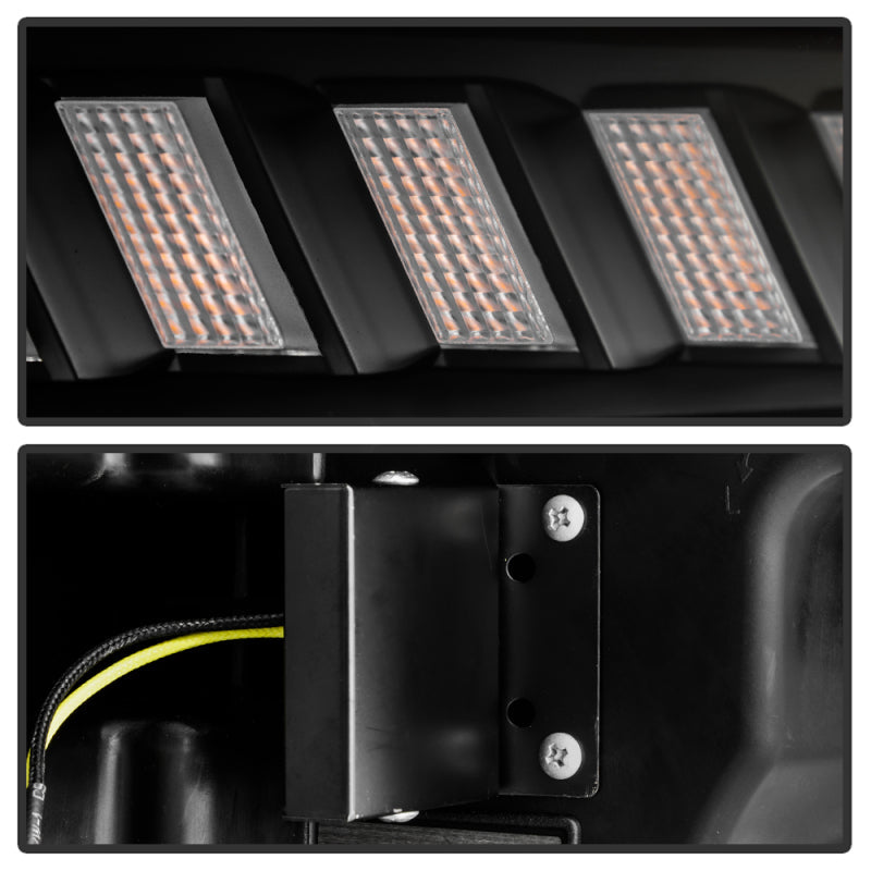 SPYDER 19-22 Dodge Ram 2500/3500 (Halogen Model Only) Proj. Headlights (PRO-YD-DR19HDHALAP-SEQ-BK) 5088604