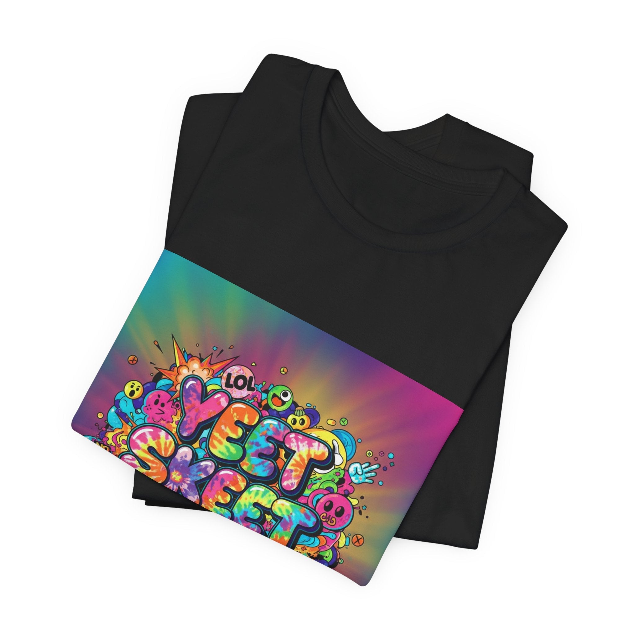 Sweet Sleep Repeat Tee | random slogan shirt, glitch graphic
