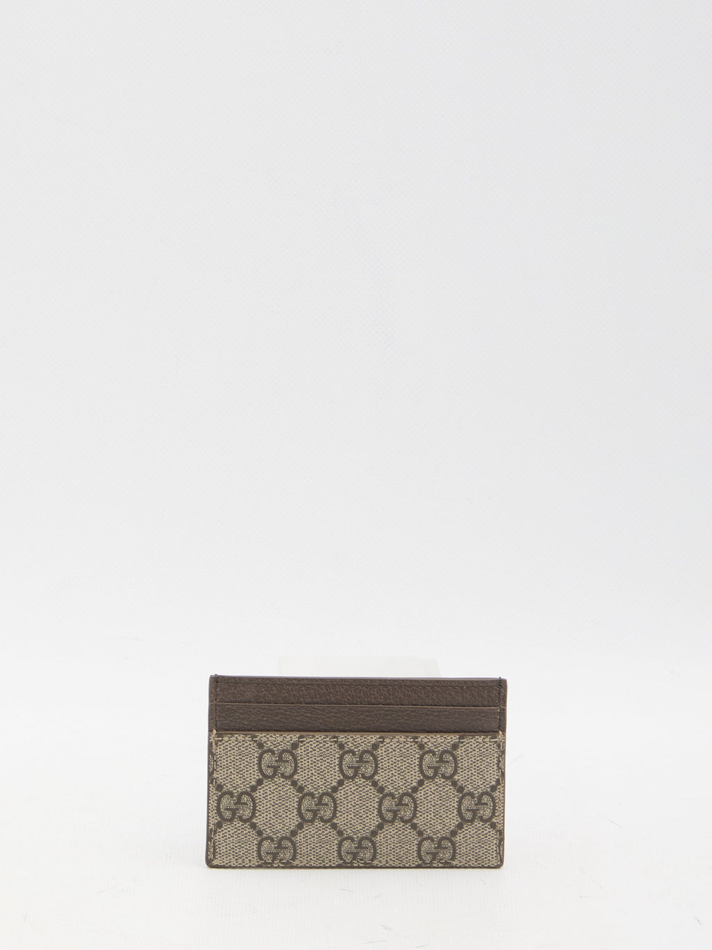 GUCCI Bicolor Mini GG Card Holder 11x7cm