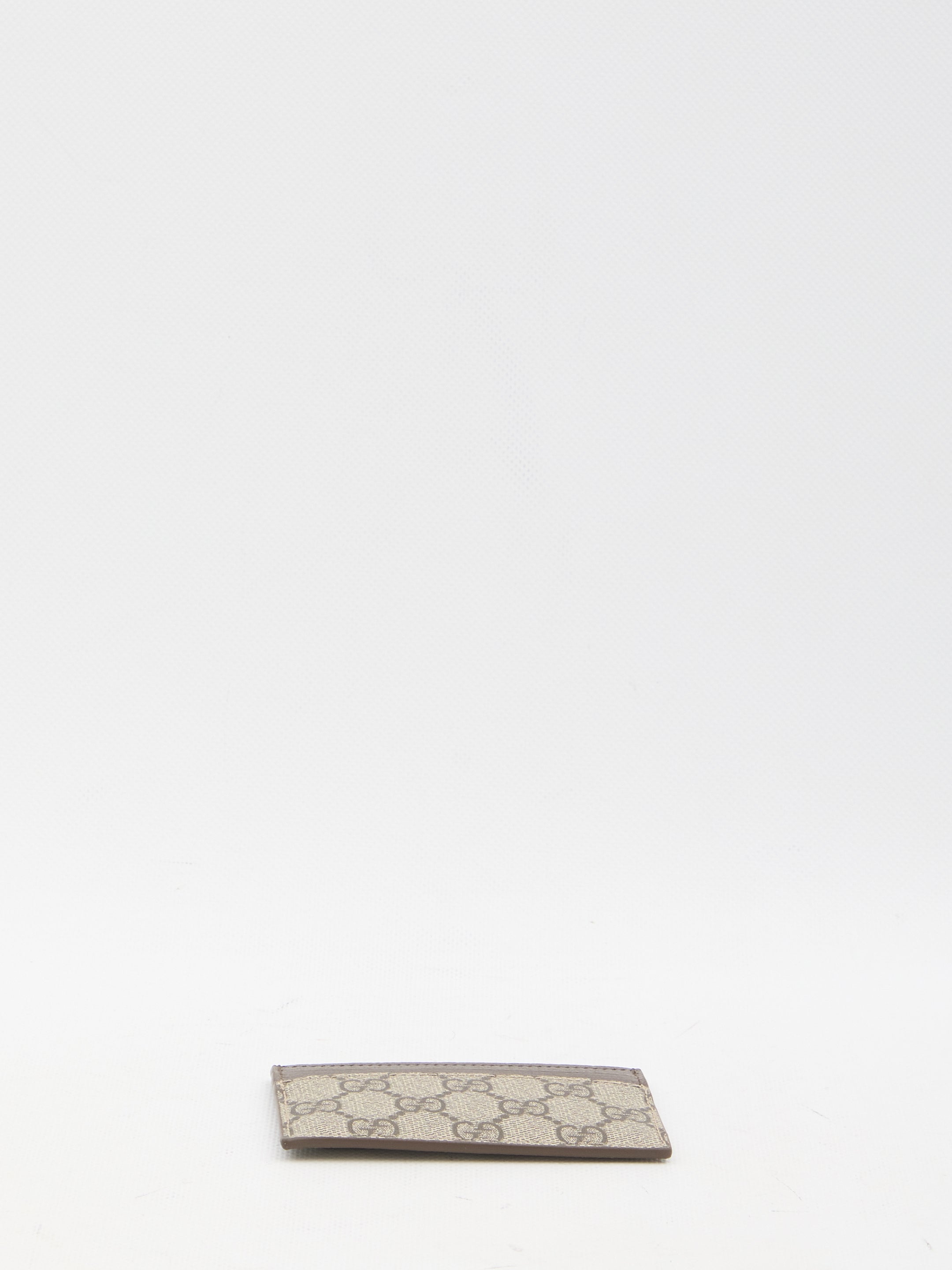 GUCCI Bicolor Mini GG Card Holder 11x7cm