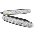 SPYDER Xtune G2 Universal Drl 6 White LED X 0.5W Day Time Running Lights Clear CBL-DRL-6LED3W-C 9932915