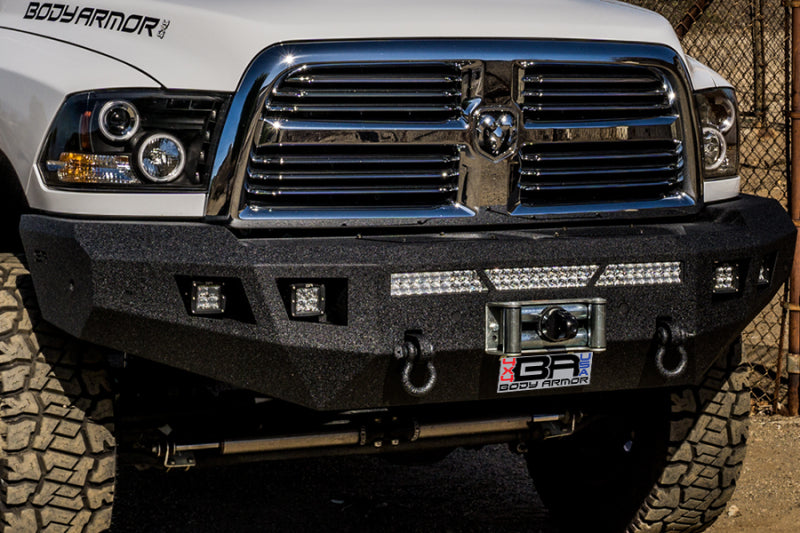 Body Armor 4x4 13-18 Dodge Ram 2500/3500 Eco Series Front Winch Bumper DG-19338