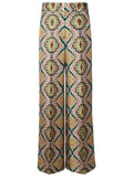 Etro Multi Silk Trousers Women