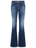 Dsquared2 'Flare' Navy Denim Jeans Women