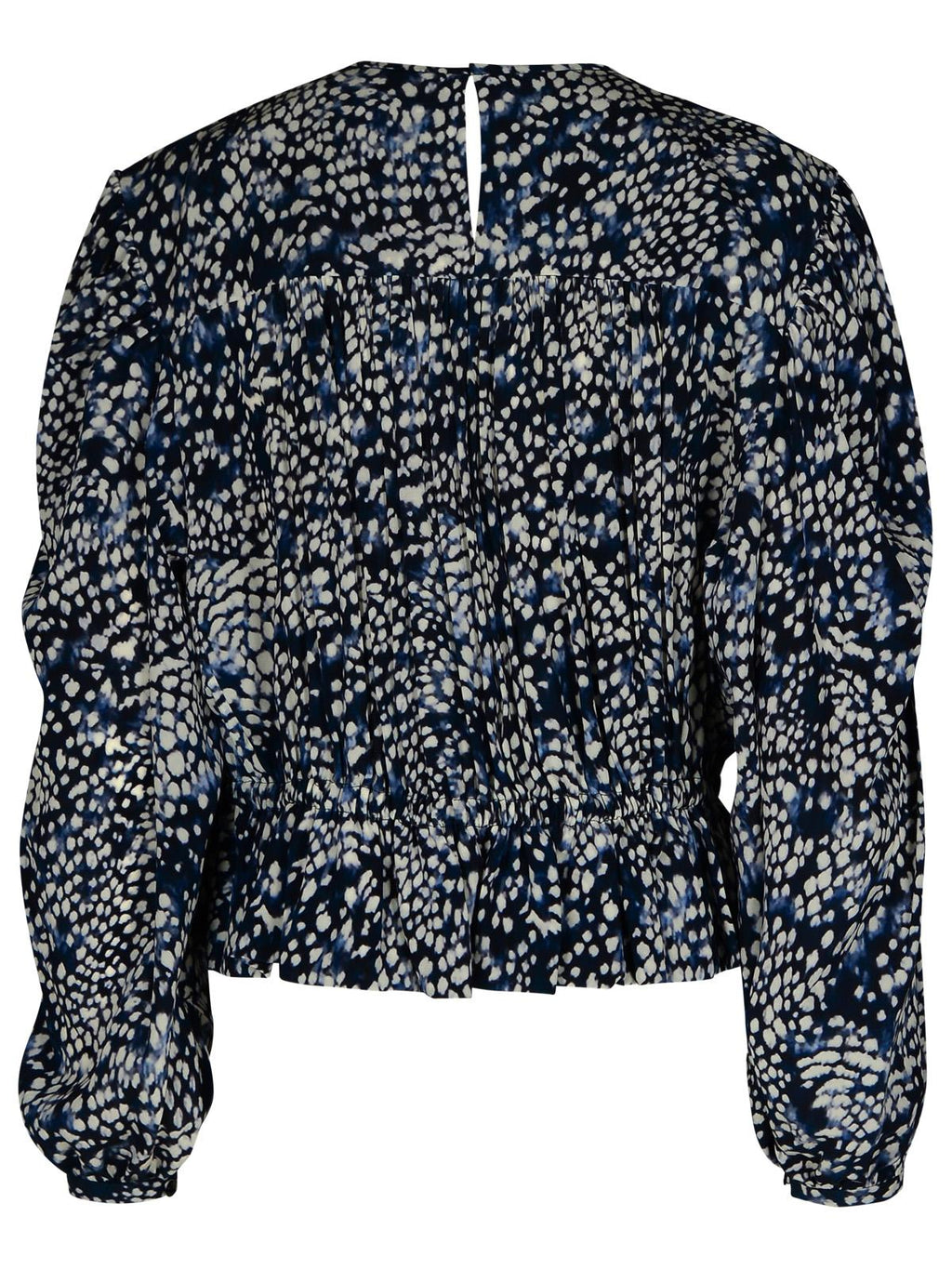 Isabel Marant 'Gelina' Blue Silk Blend Blouse Women