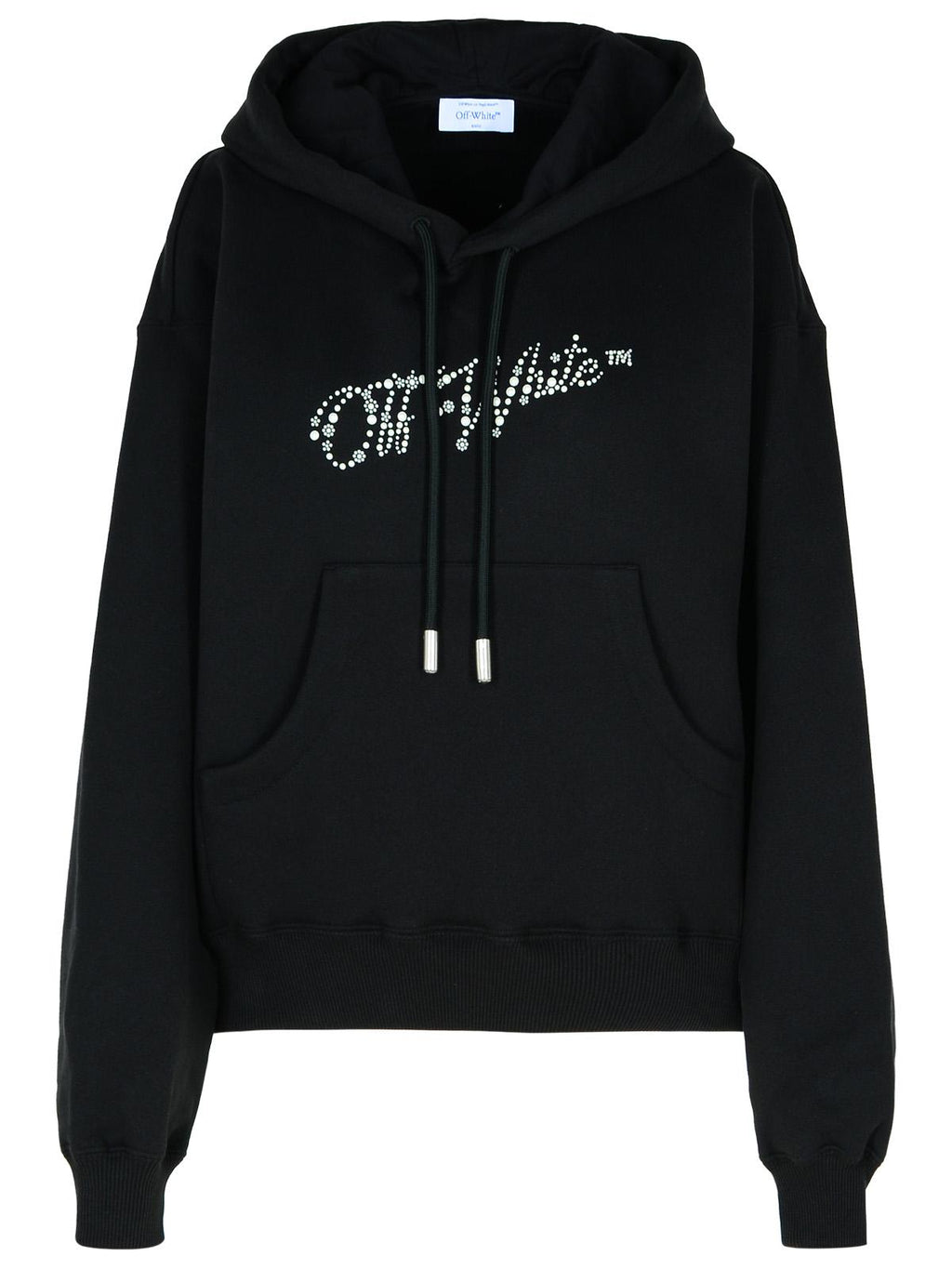 Off-White Black Cotton Sweatshirt Women