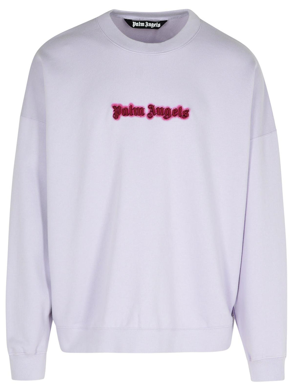 Palm Angels 'Neon' Lilac Cotton Sweatshirt Men