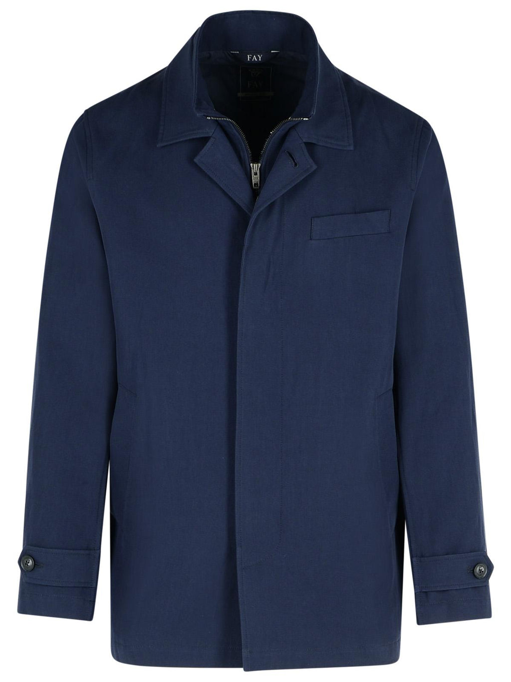 Fay 'Morning' Blue Cotton Jacket Men