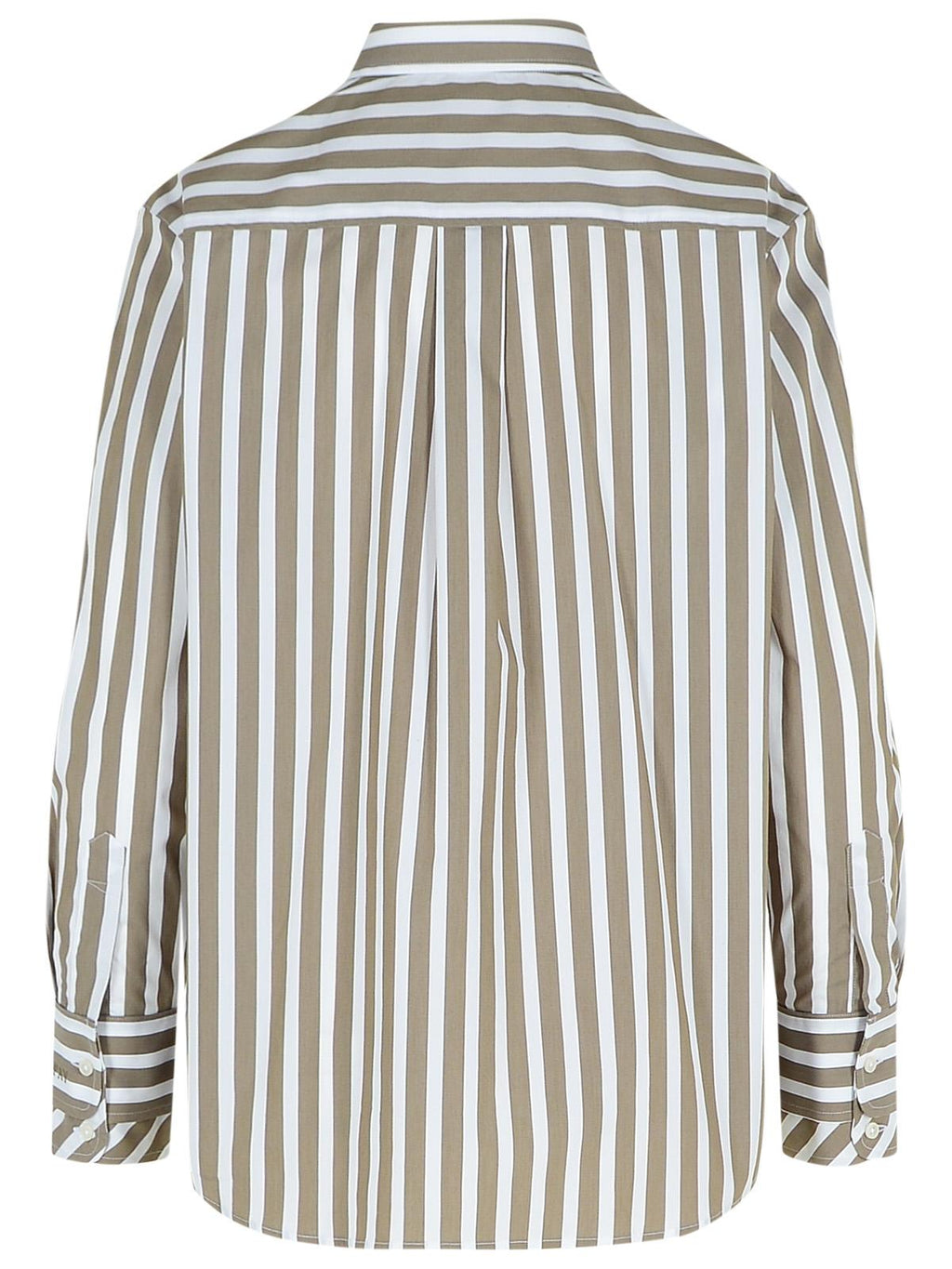 Fay Green Cotton Blend Shirt Women