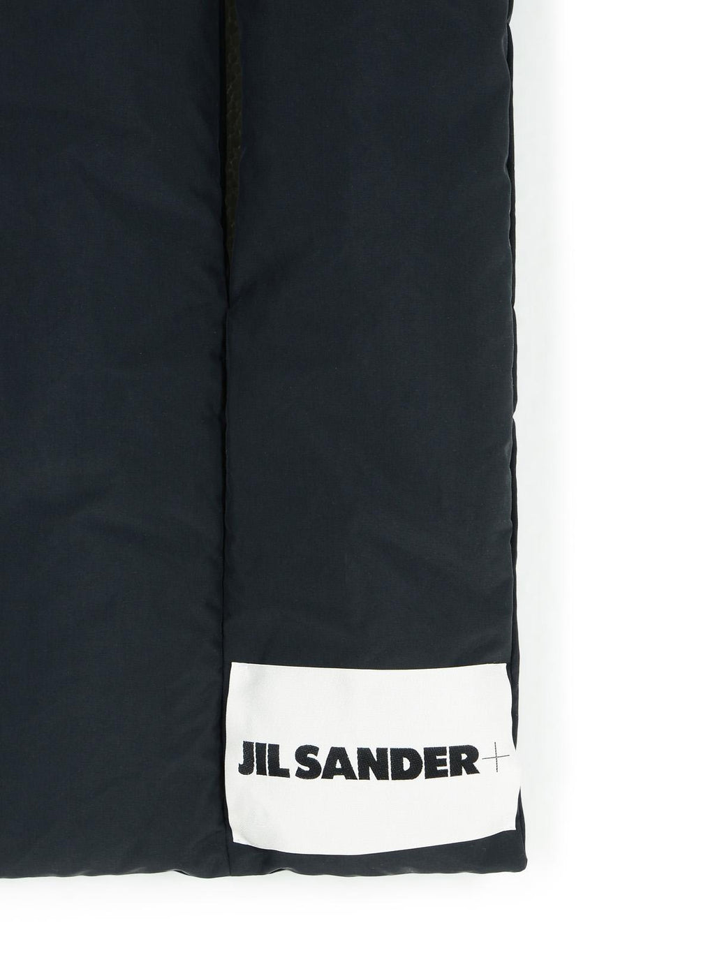 Jil Sander Black Polyester Scarf Men