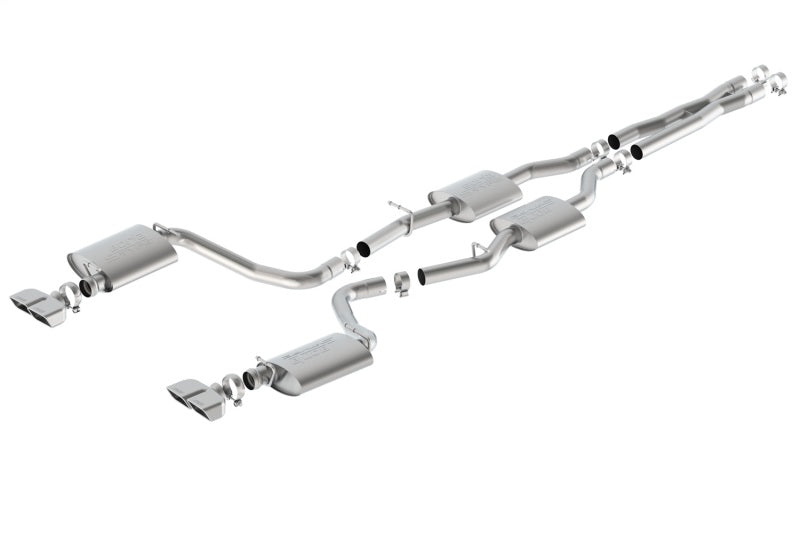 Borla 15-16 Dodge Challenger R/T 5.7L Dual Rectangle Angle Cut Dual Split Rear Exit S-Type Exhaust 140627