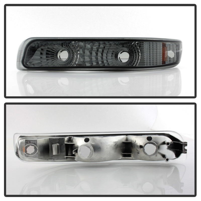 SPYDER Xtune Chevy Silverado 99-02 Amber Reflector Bumper Lights Smoke CBL-JH-CS99-AM-SM 5064288