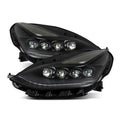 AlphaRex 17-22 Tesla Model 3/20-23 Model Y NOVA LED Proj Headlights Alpha-Blk w/Actv Lgt & Seq.Sig 880859 *Discontinued