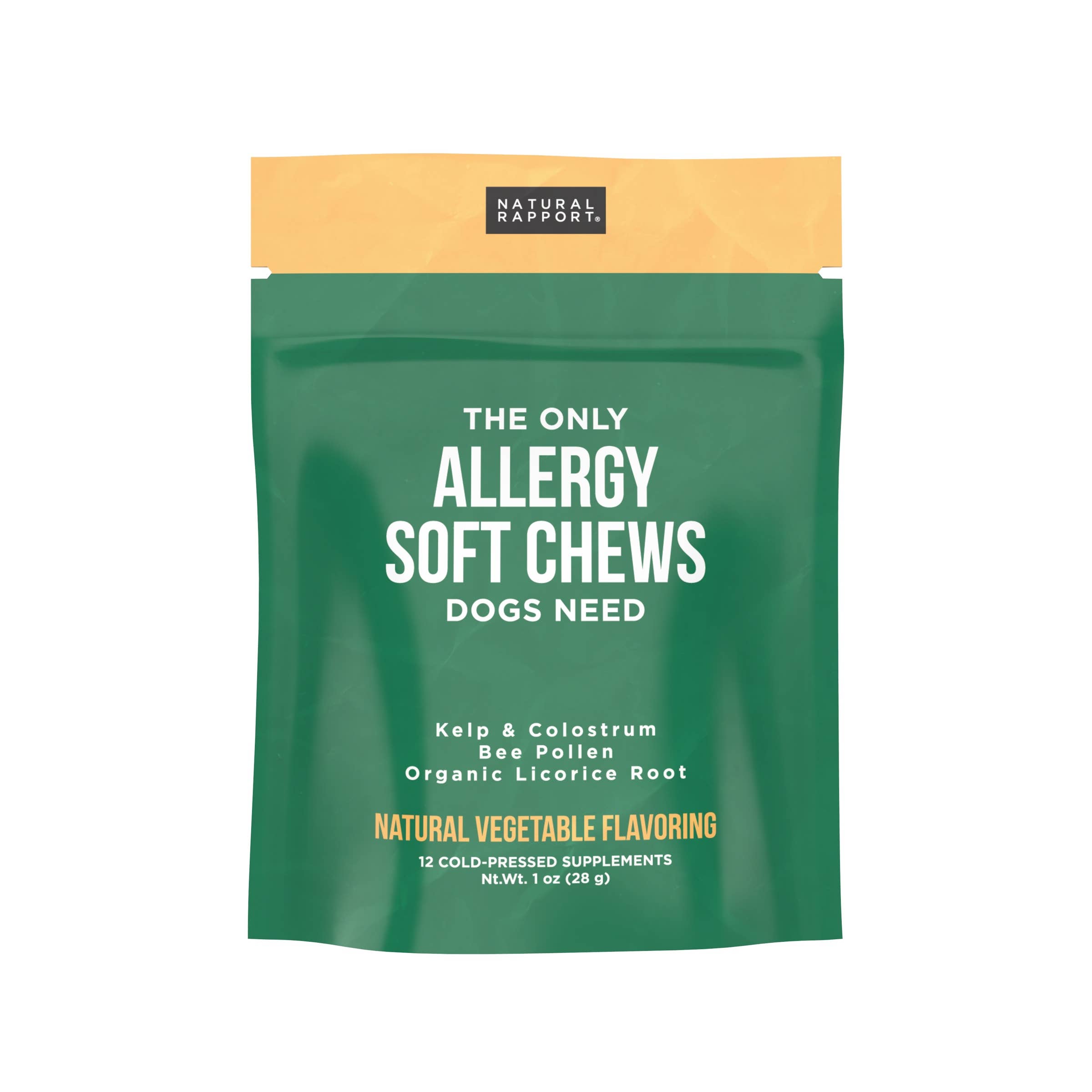 🌿🐾 Allergy Support Soft Chews for Dogs – Immune, Skin & Seasonal Allergy Support