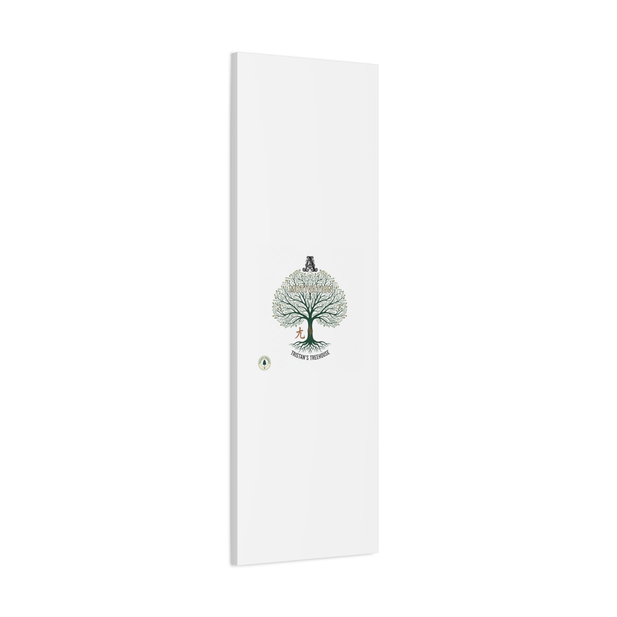 Handwritten Doodle Tree Canvas | Matte Stretched Wall Art