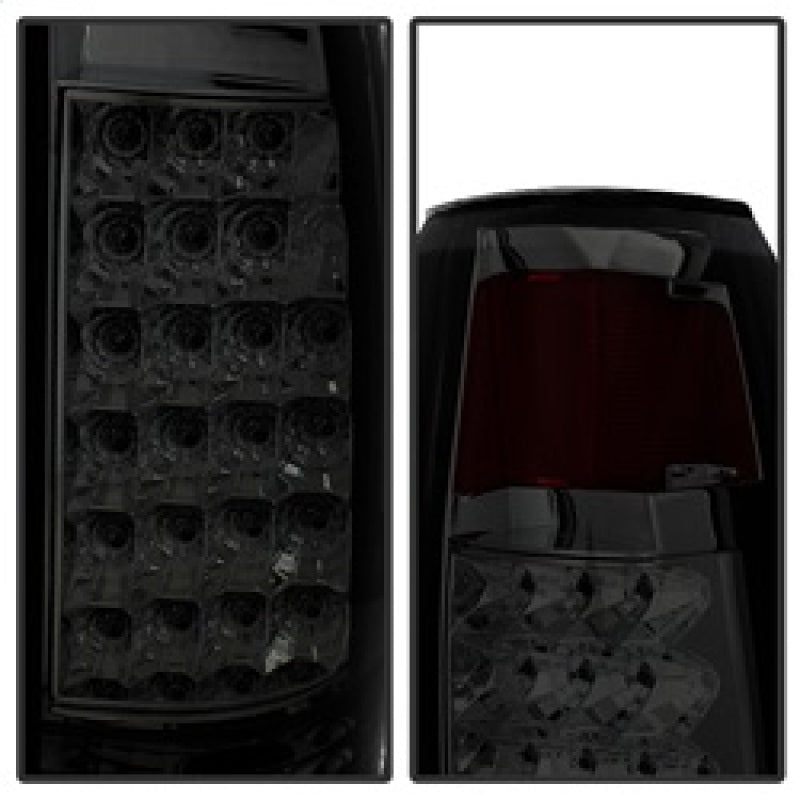 SPYDER Xtune Yukon Denali 99-00 LED Tail Lights w/ 3rd LED Brake Light Smoked ALT-JH-CCK88-LED-SET-SM 9032752