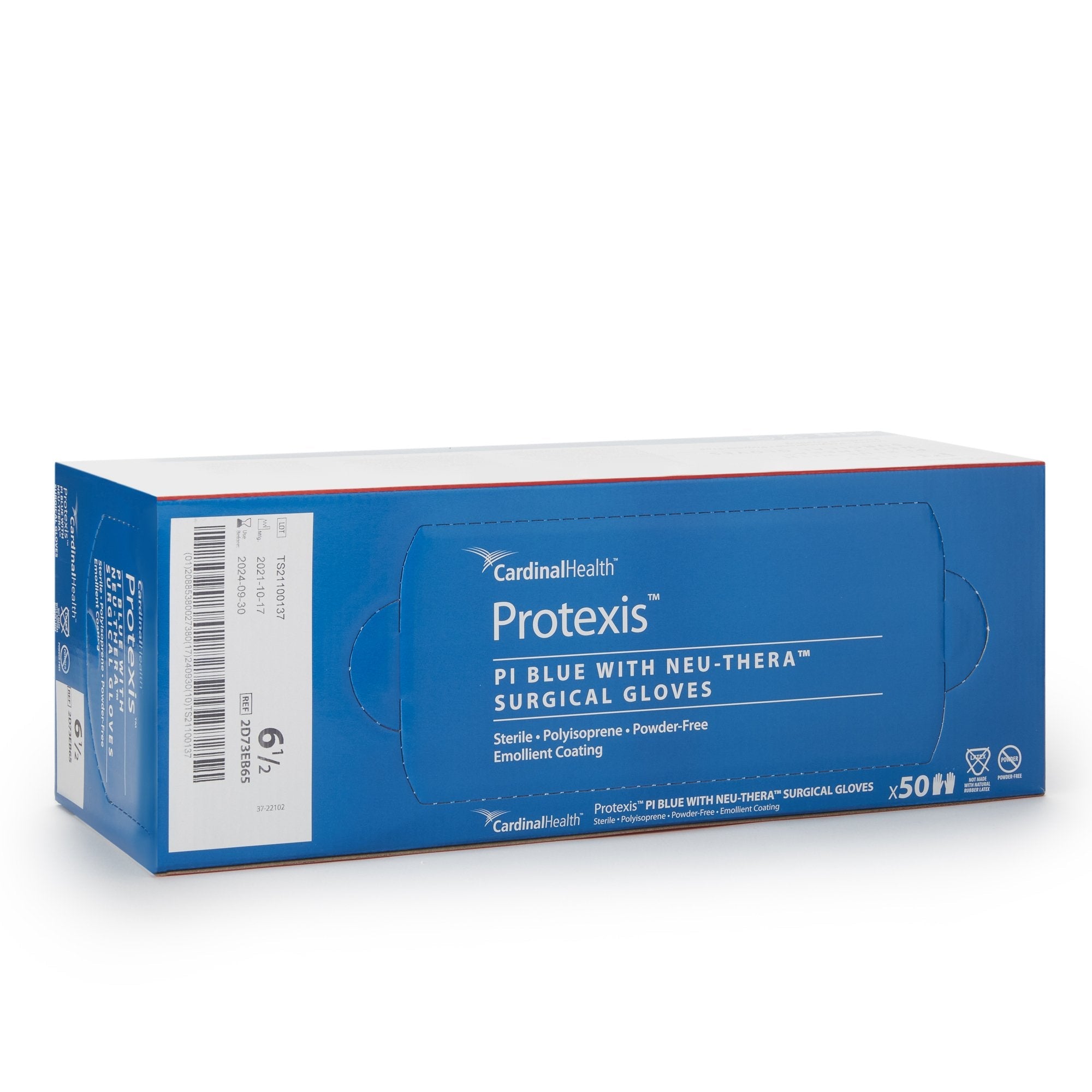 Protexis™ Blue with Neu-Thera® Polyisoprene Surgical Glove, Size 6.5, Blue 2D73EB65