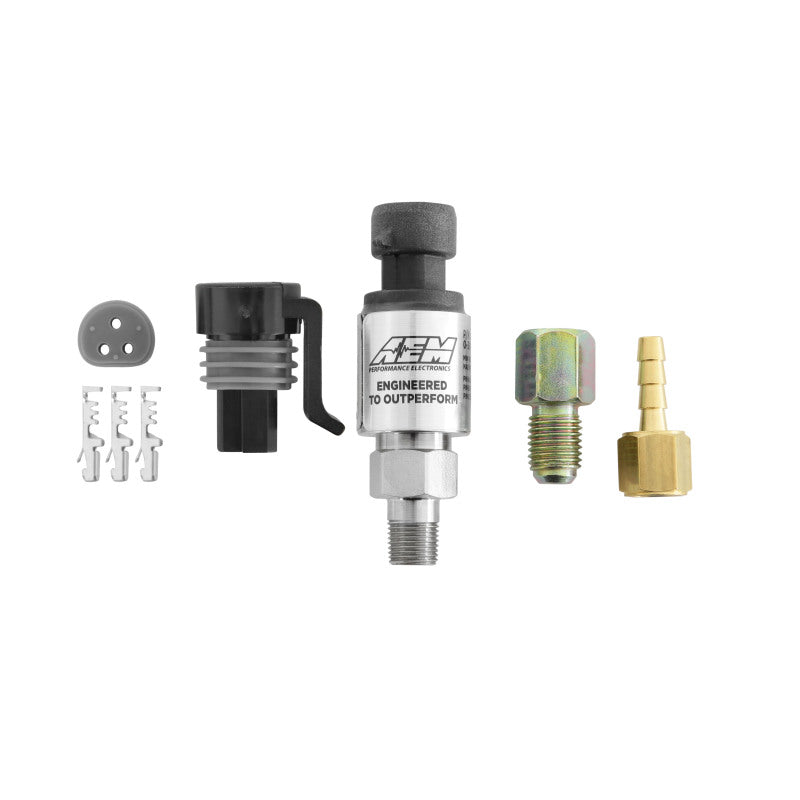 AEM Electronics 15 PSIa or 1 Bar Stainless Sensor Kit
