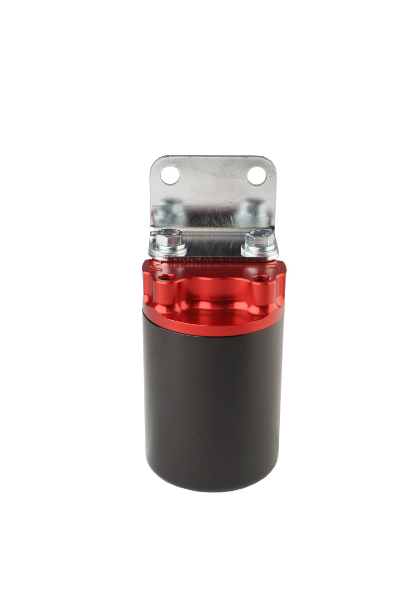 Aeromotive 100 Micron, Red/Black Canister Fuel Filter