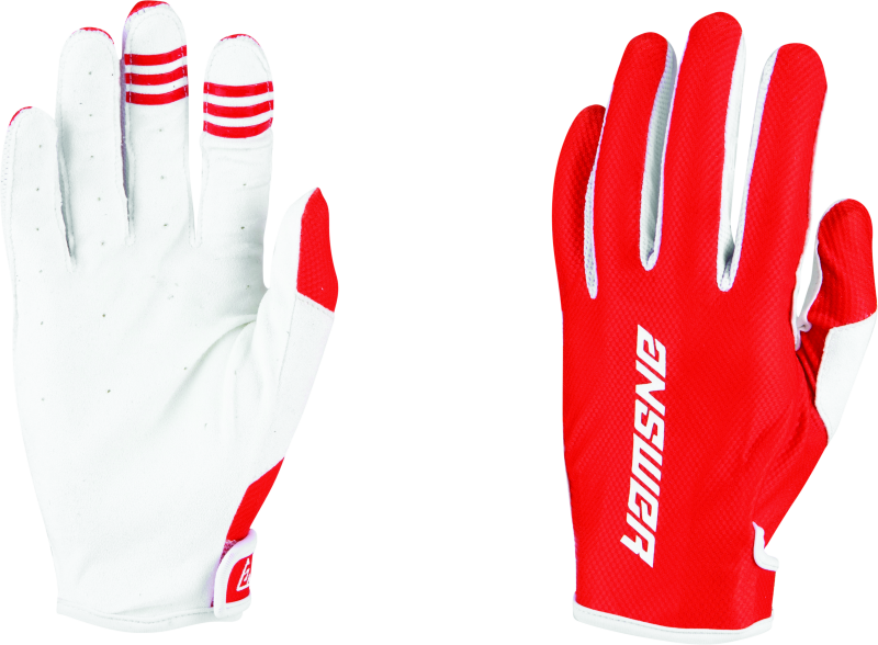 Answer Ascent Glv Redwht Lg 447019