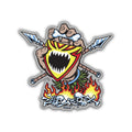 Santa Cruz Salba Screaming Witch Doctor Sticker