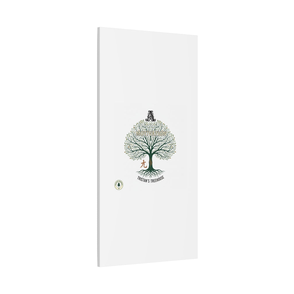 Handwritten Doodle Tree Canvas | Matte Stretched Wall Art