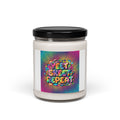 Yeet Sweet Repeat Candle | Slogan & Glitch Graphic, Soy Jar
