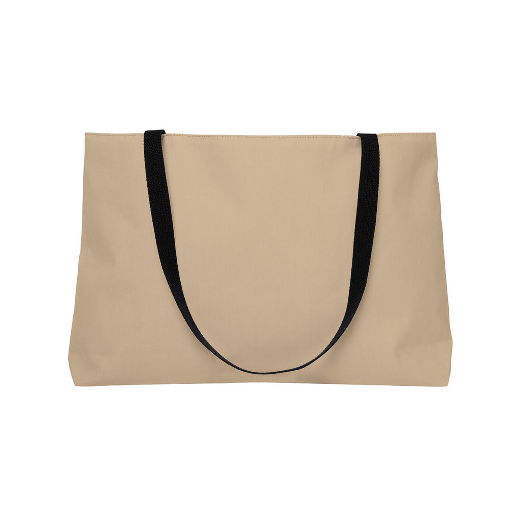 Cowgirl Weekender Tote Bag — "Howdy",  PASTEL GREY