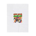 Stay Calm Crash Out Velveteen Blanket | neon skate graffiti, meltdown design