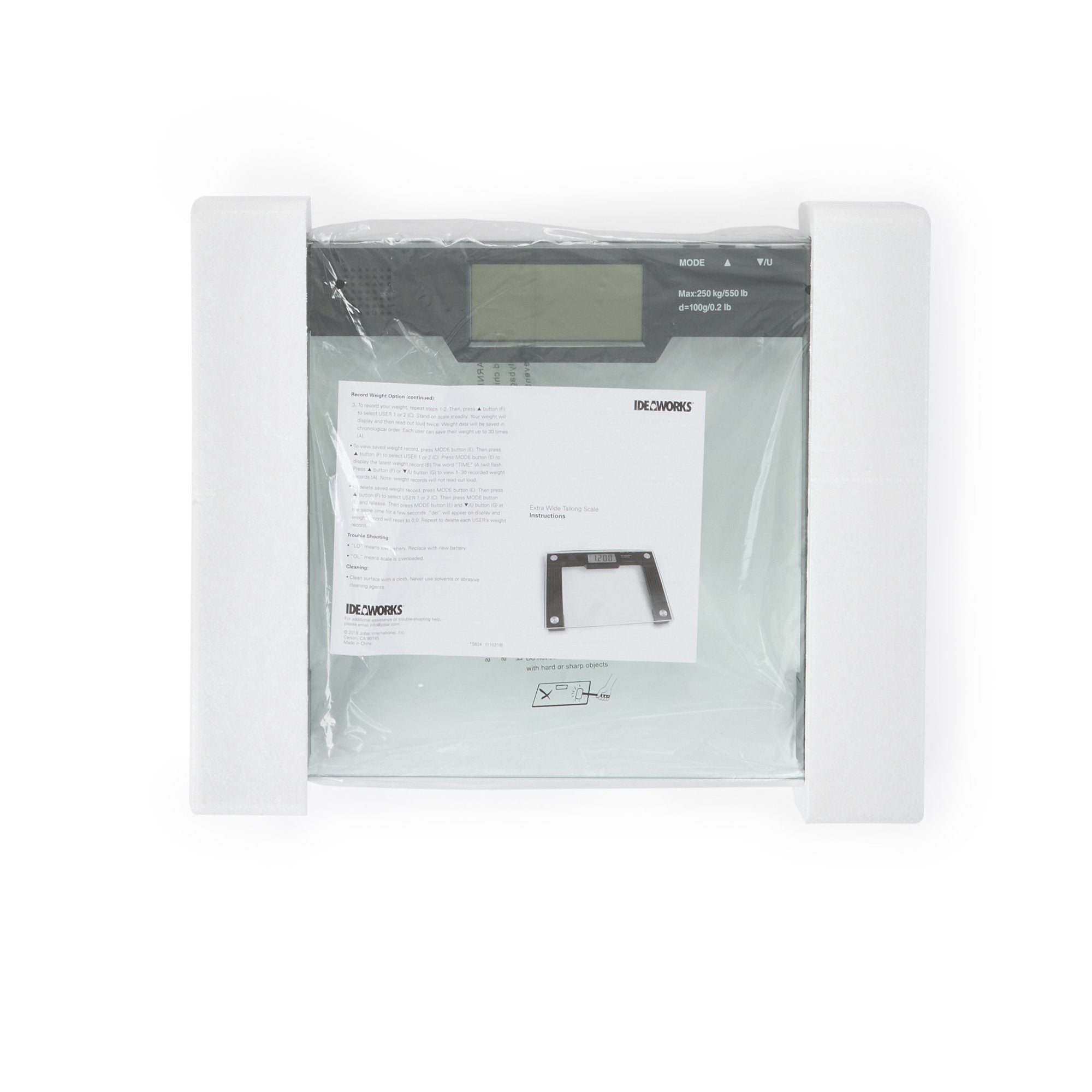 Ideaworks® Extra Wide Talking Scale JB5824