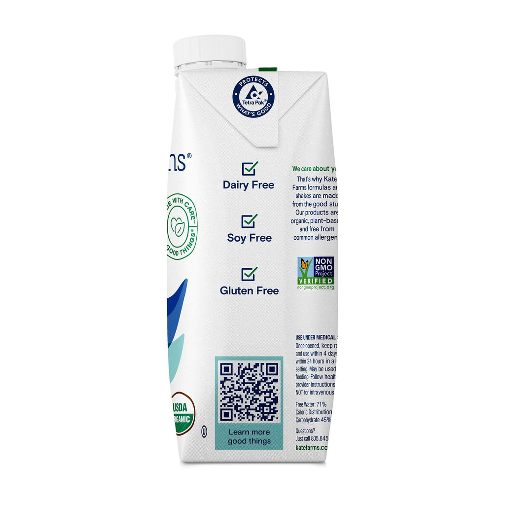 Kate Farms® Standard 1.4 Vanilla Sole-Source Nutrition Formula, 11-ounce carton 811112030430